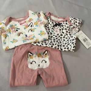 Baby Girl 3 piece set size 3-6 months